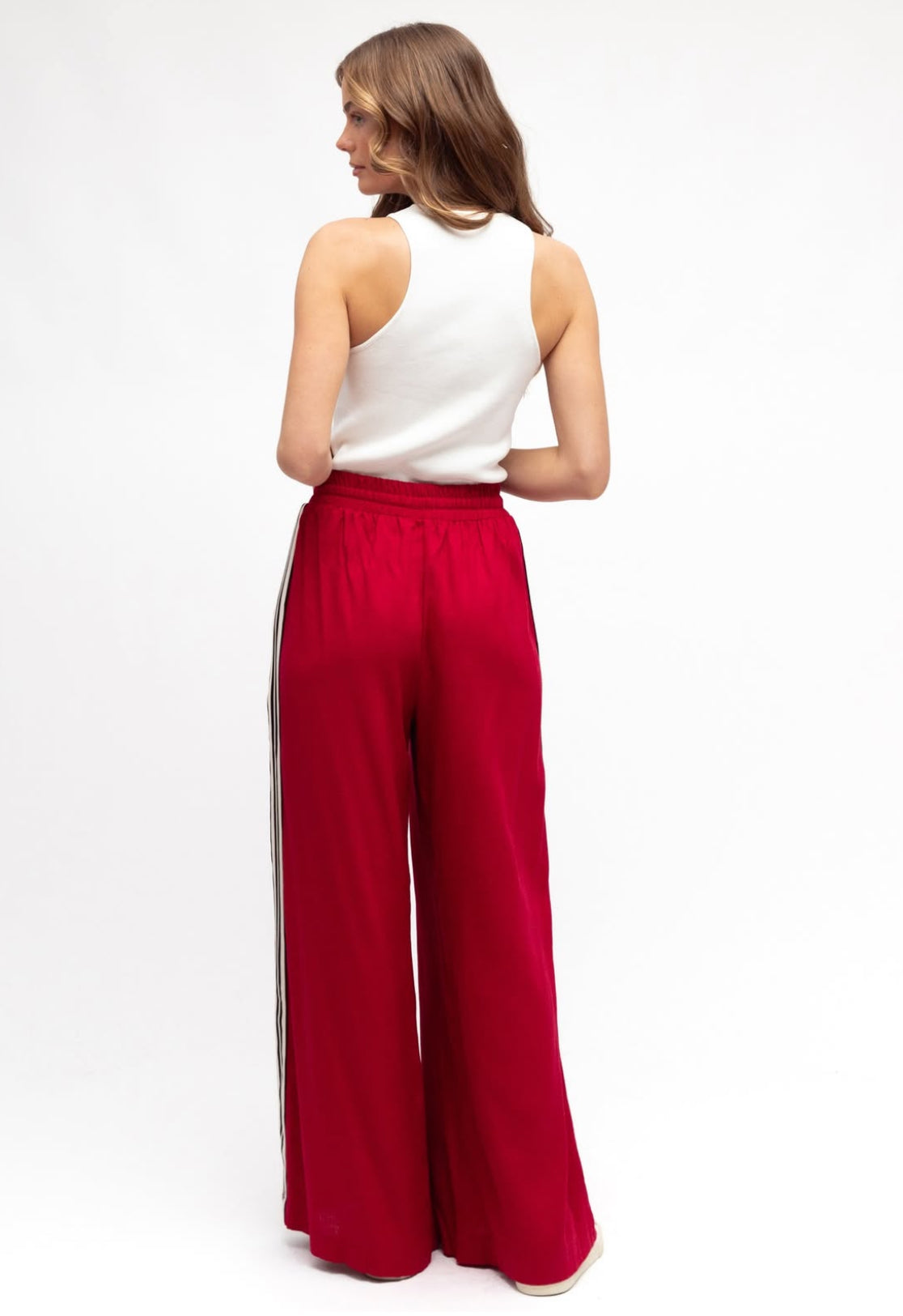 Red Racer Pant