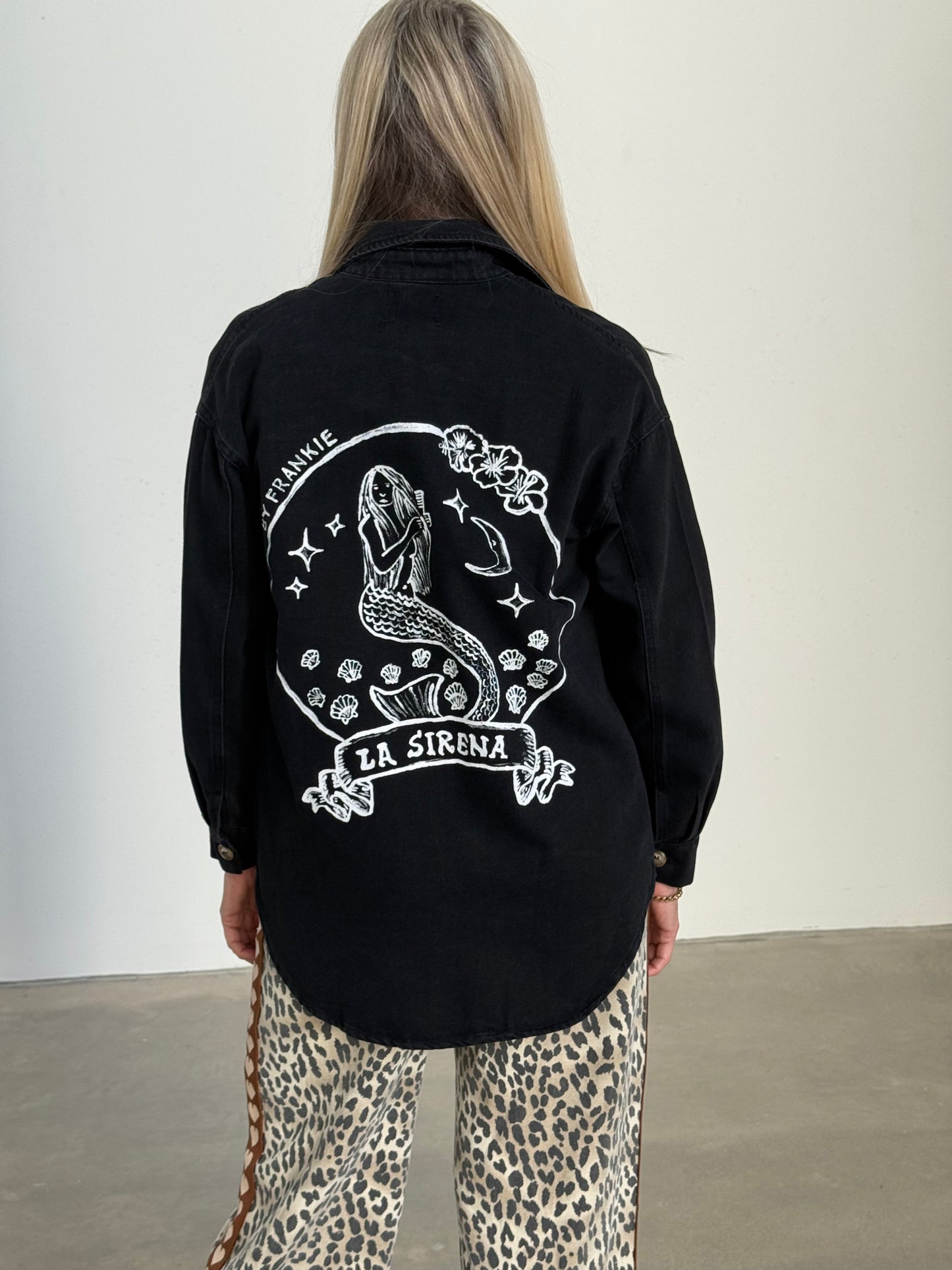 Mermaid Nights Black Shacket