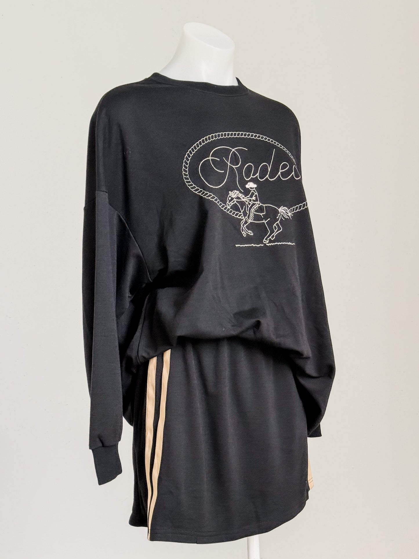 Rodeo Black Jumper and Skirt Set