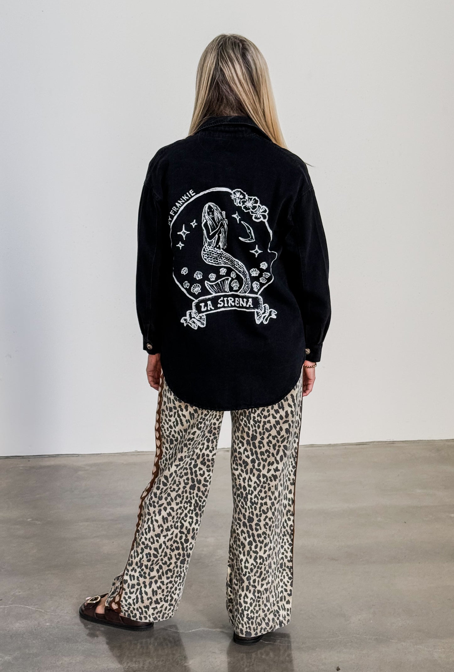 Mermaid Nights Black Shacket