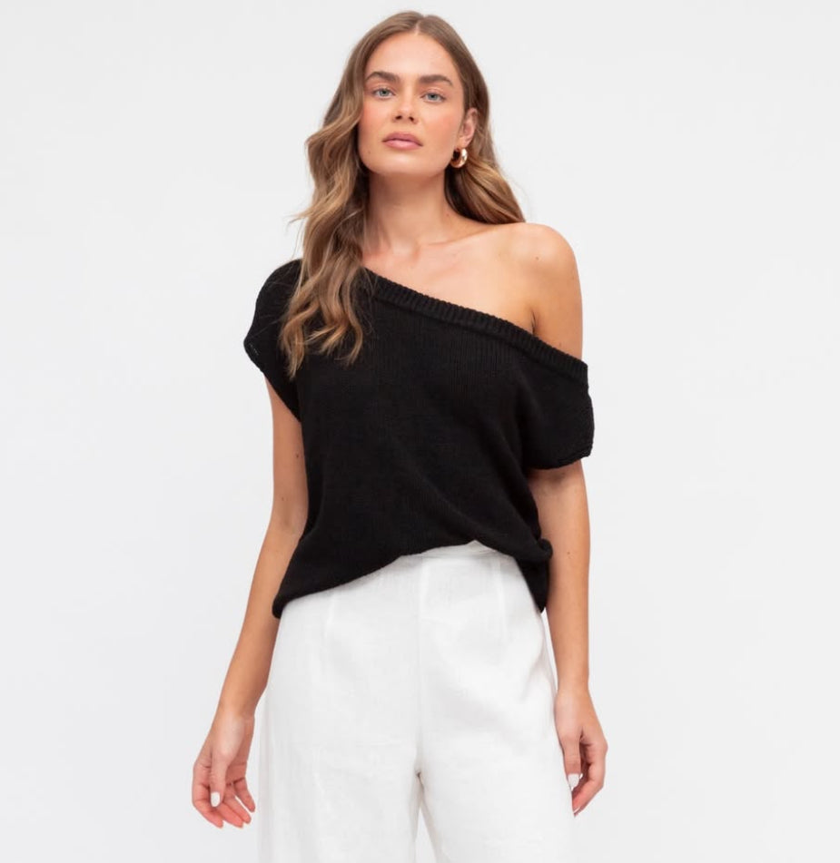 Carrie Off the Shoulder Knit Top