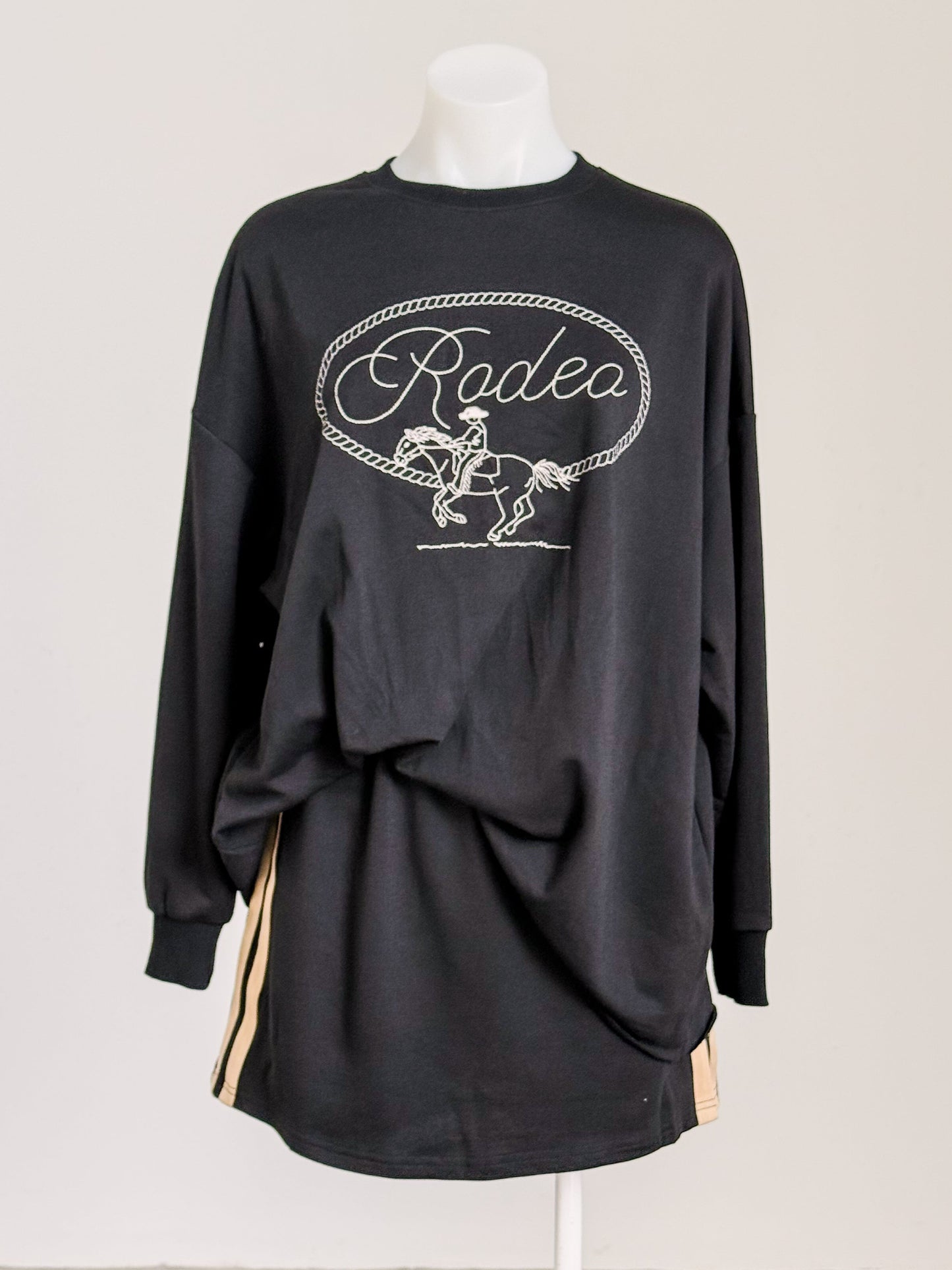 Rodeo Black Jumper and Skirt Set