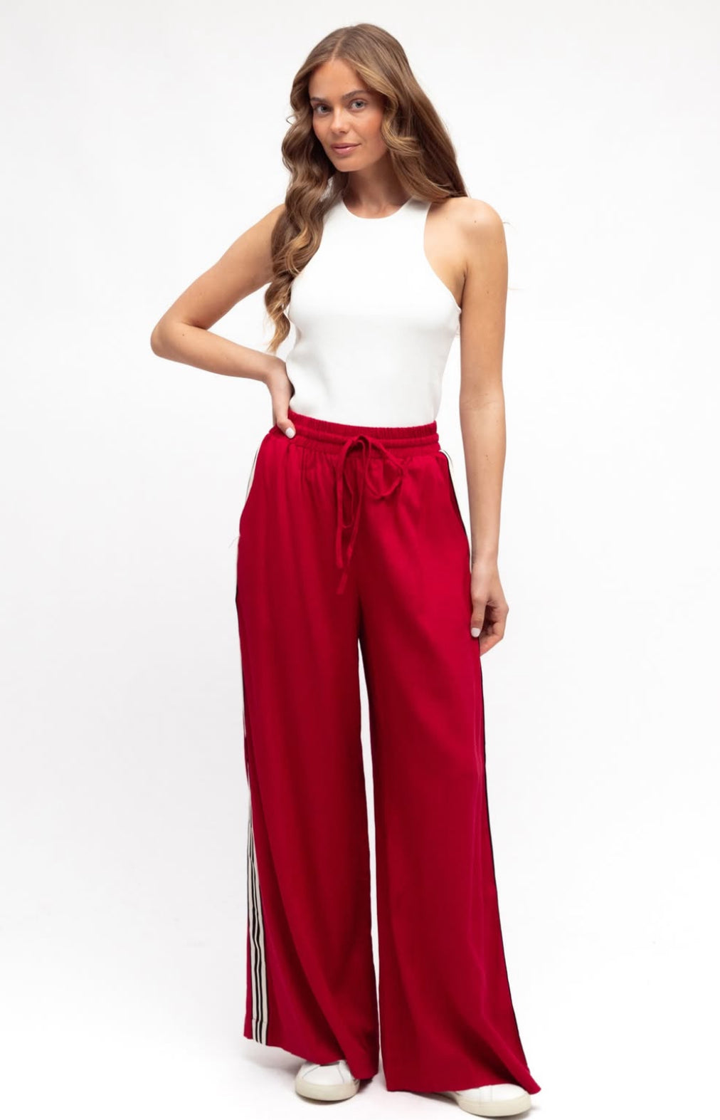 Red Racer Pant