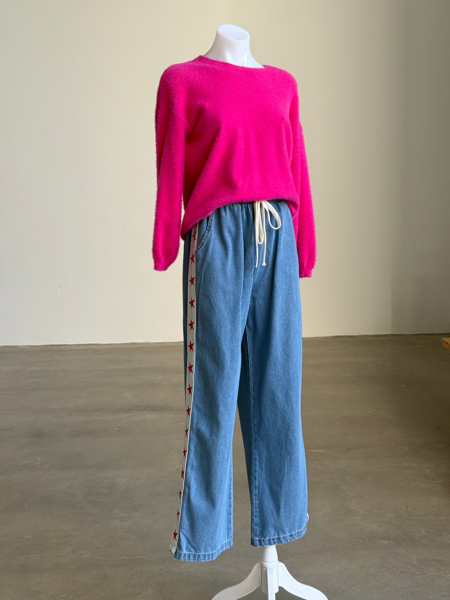 Stellar Wide Leg Denim Pant