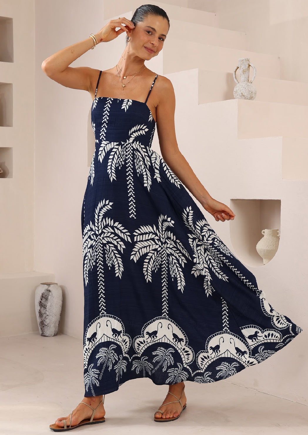 Cheeky Monkey Maxi Dress