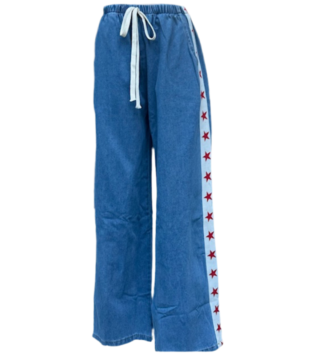 Stellar Wide Leg Denim Pant
