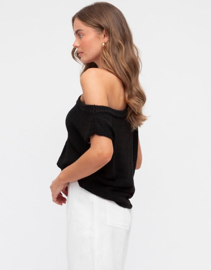 Carrie Off the Shoulder Knit Top