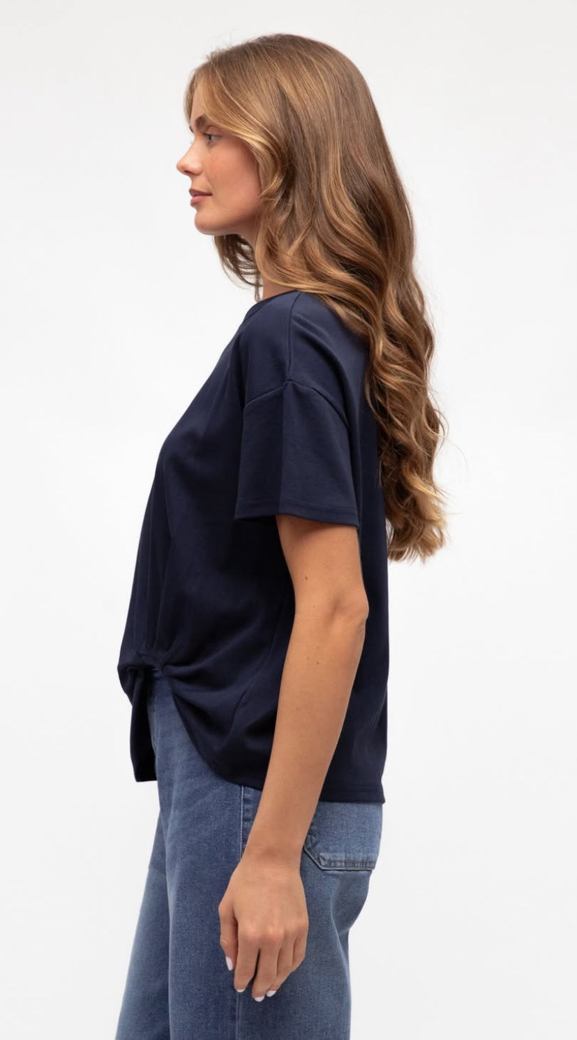 Tuck Navy T-Shirt