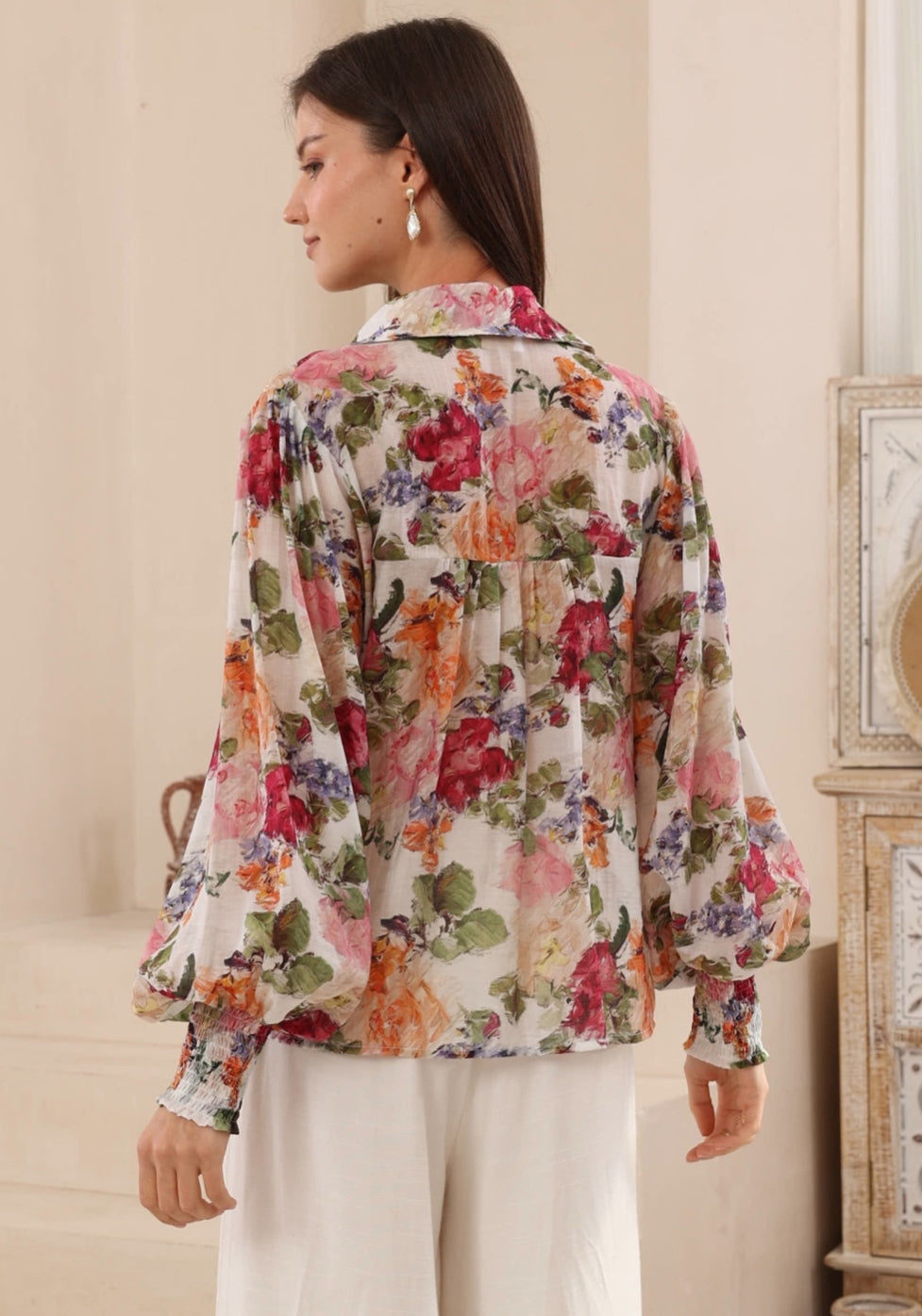 Floral Elizabeth Blouse