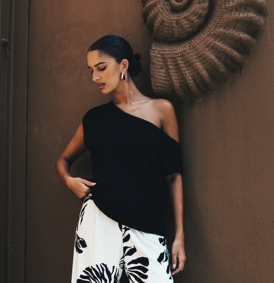 Carrie Off the Shoulder Knit Top
