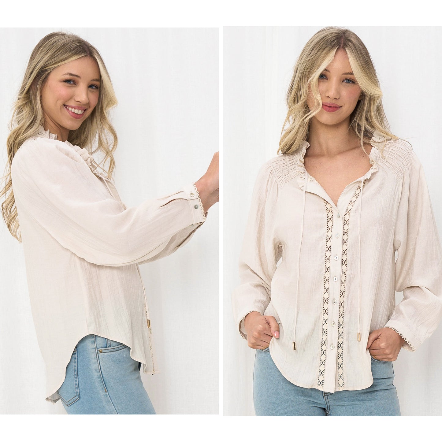 Florence Natural Blouse