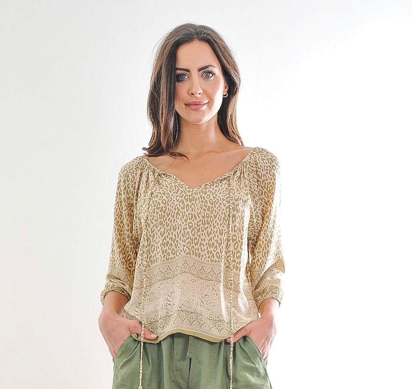 Ria 3/4 Sleeve Top