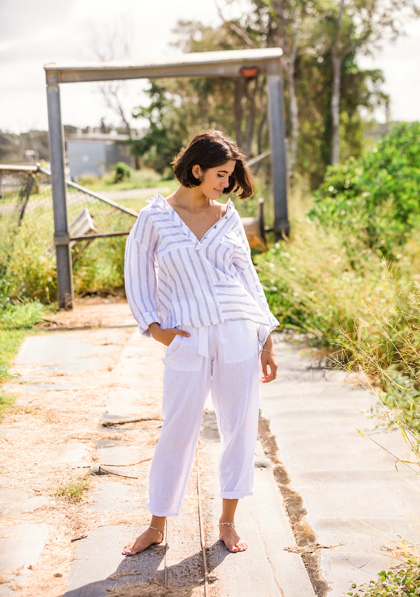 Stevie Stripe Blouse