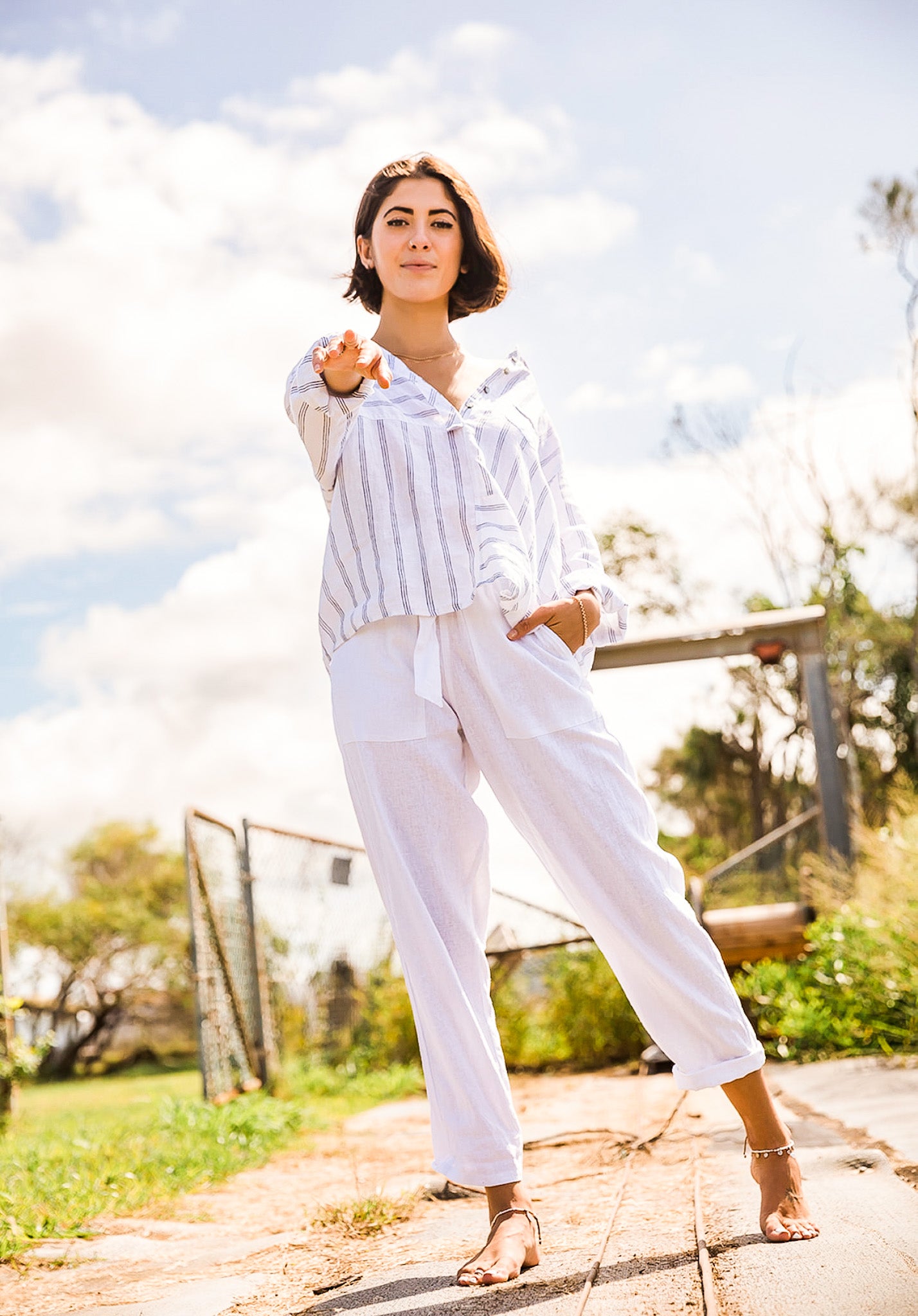 Stevie Stripe Blouse