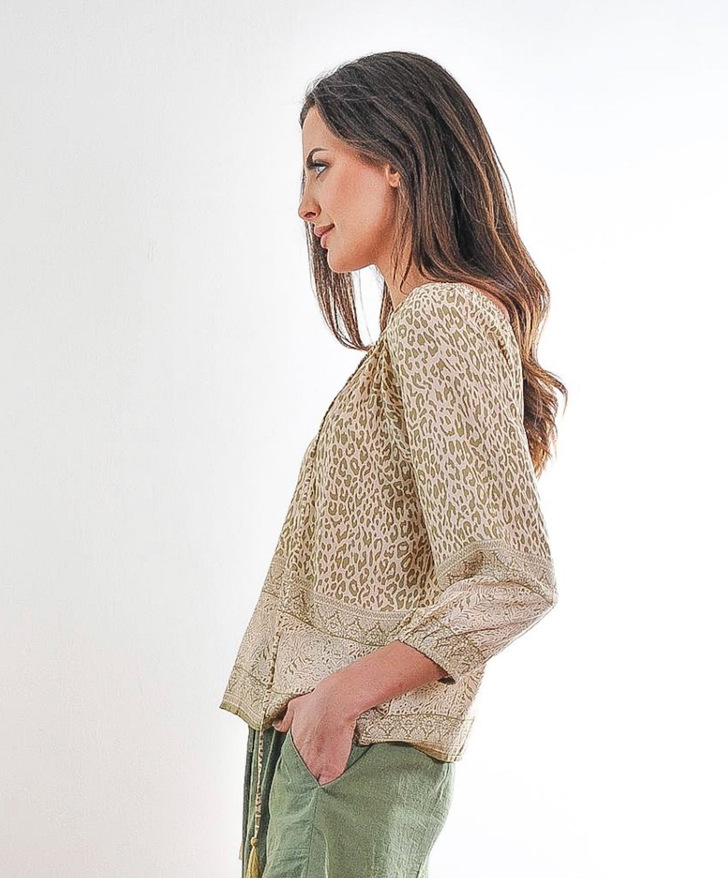 Ria 3/4 Sleeve Top