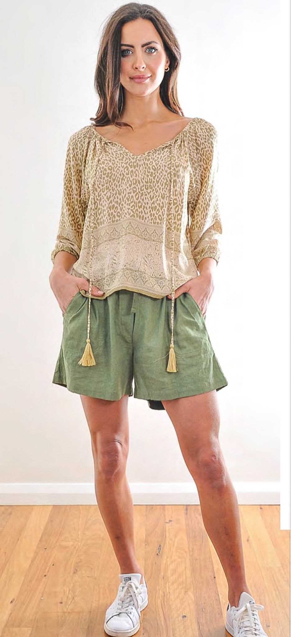 Ria 3/4 Sleeve Top