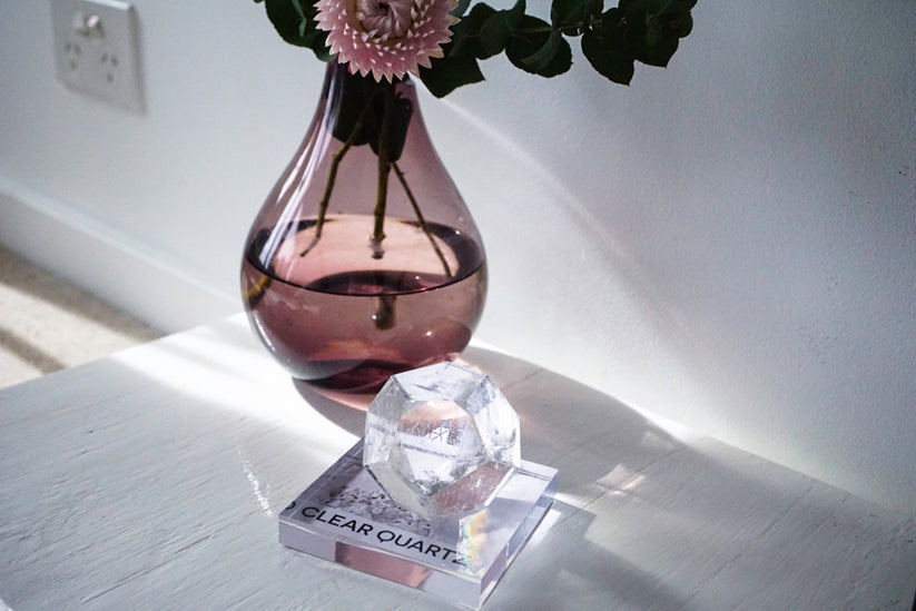 Clear Boy Quartz Geo Gem