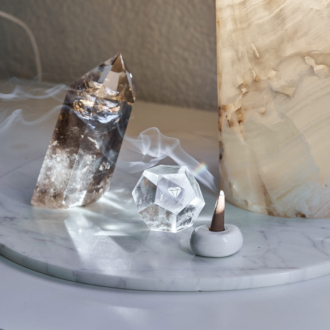 Clear Boy Quartz Geo Gem