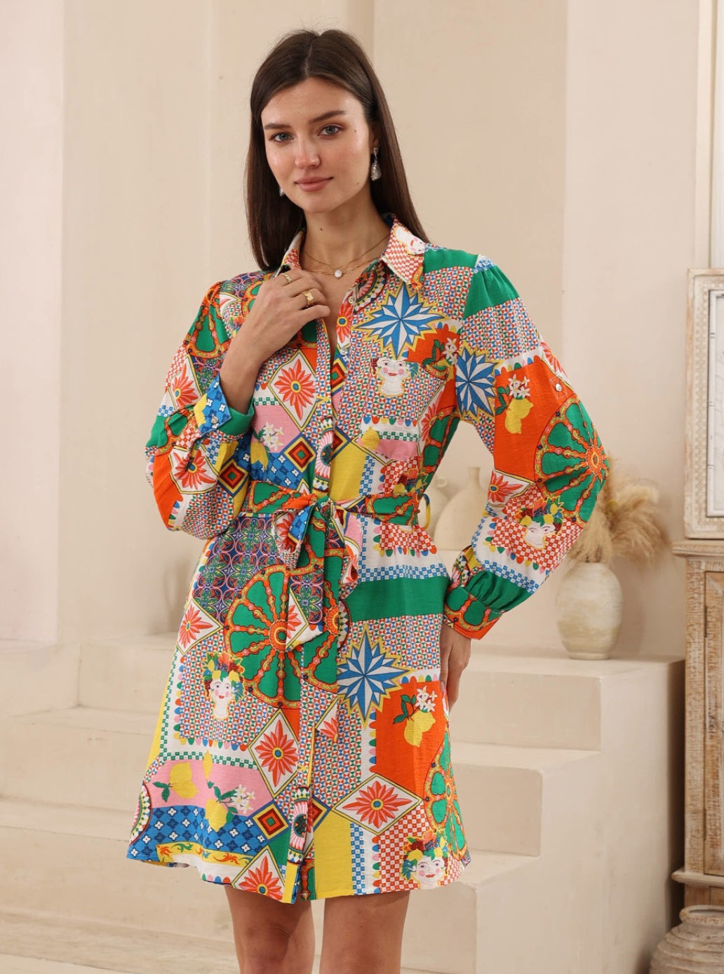 Frida Shirt Dress