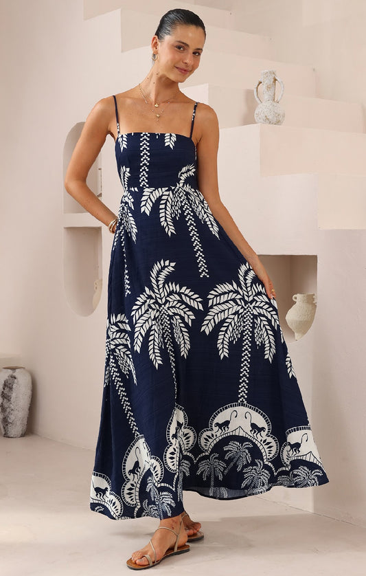 Cheeky Monkey Maxi  Dress