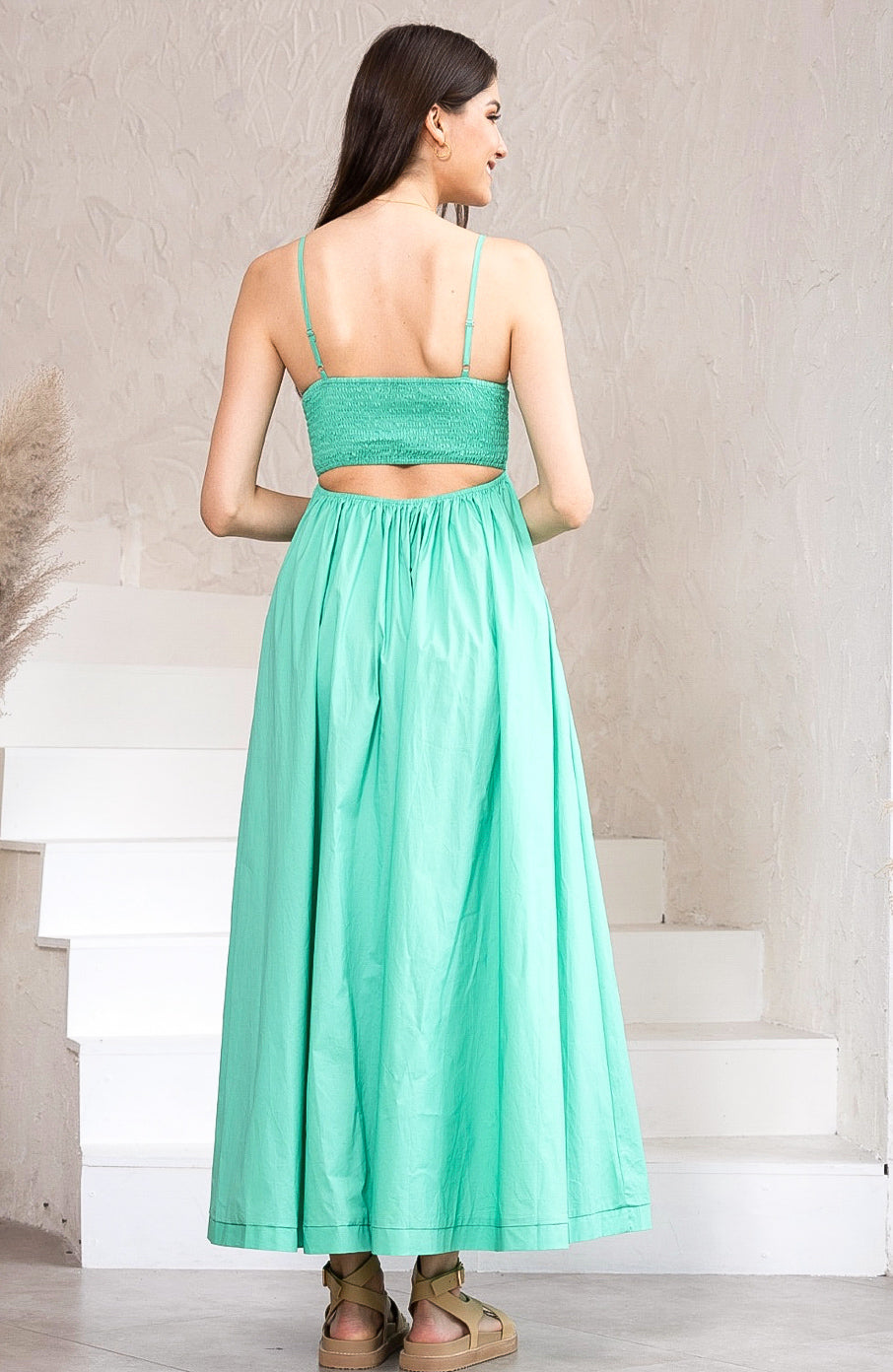 Cleo Turquoise Maxi Dress