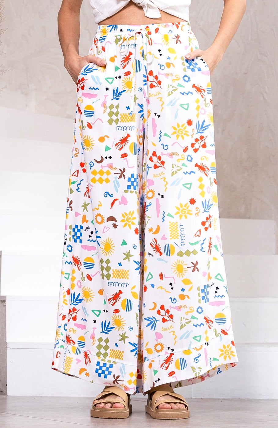 Caribbean Wide Leg Pant