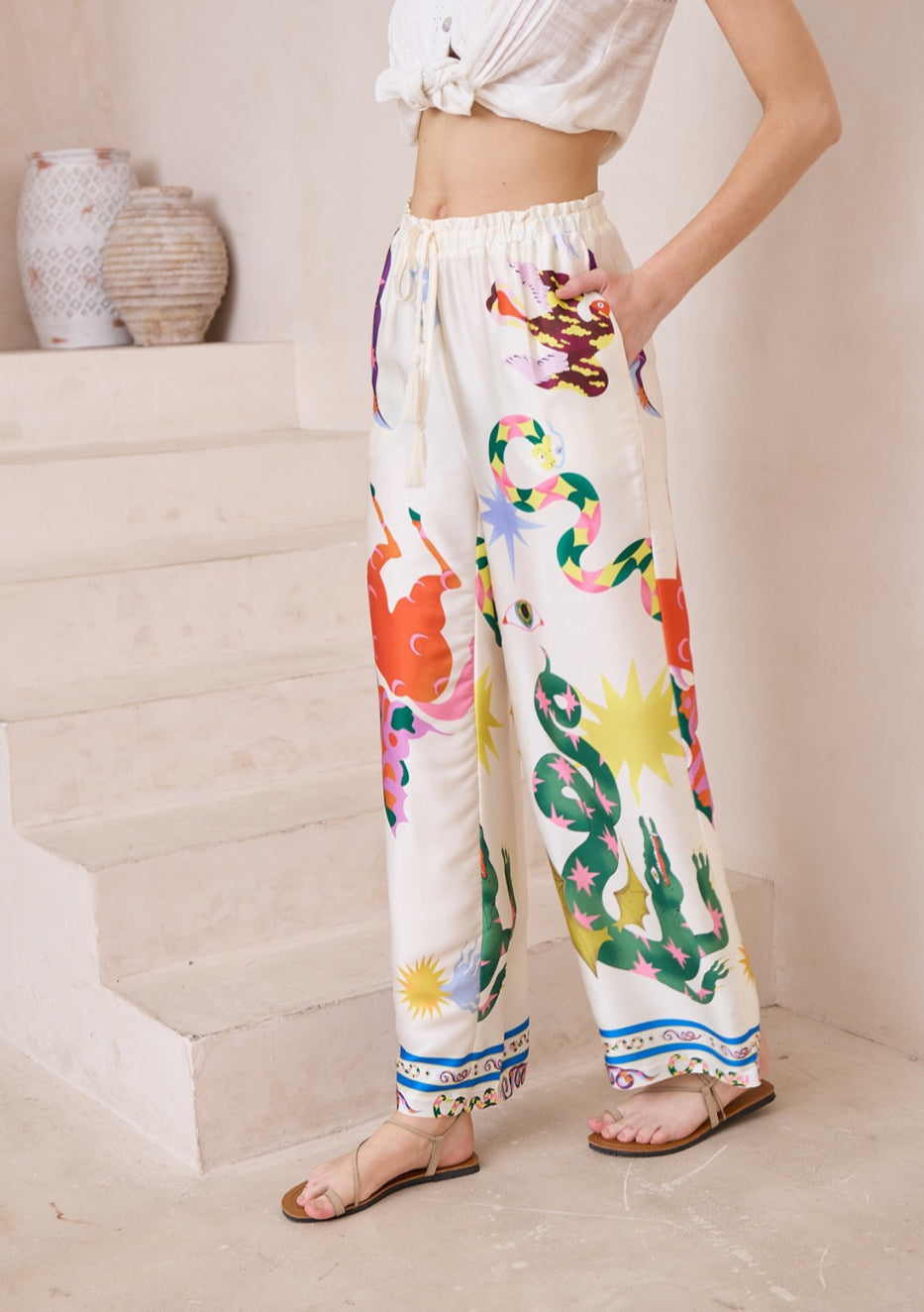Khalessi Dragon Print Pant