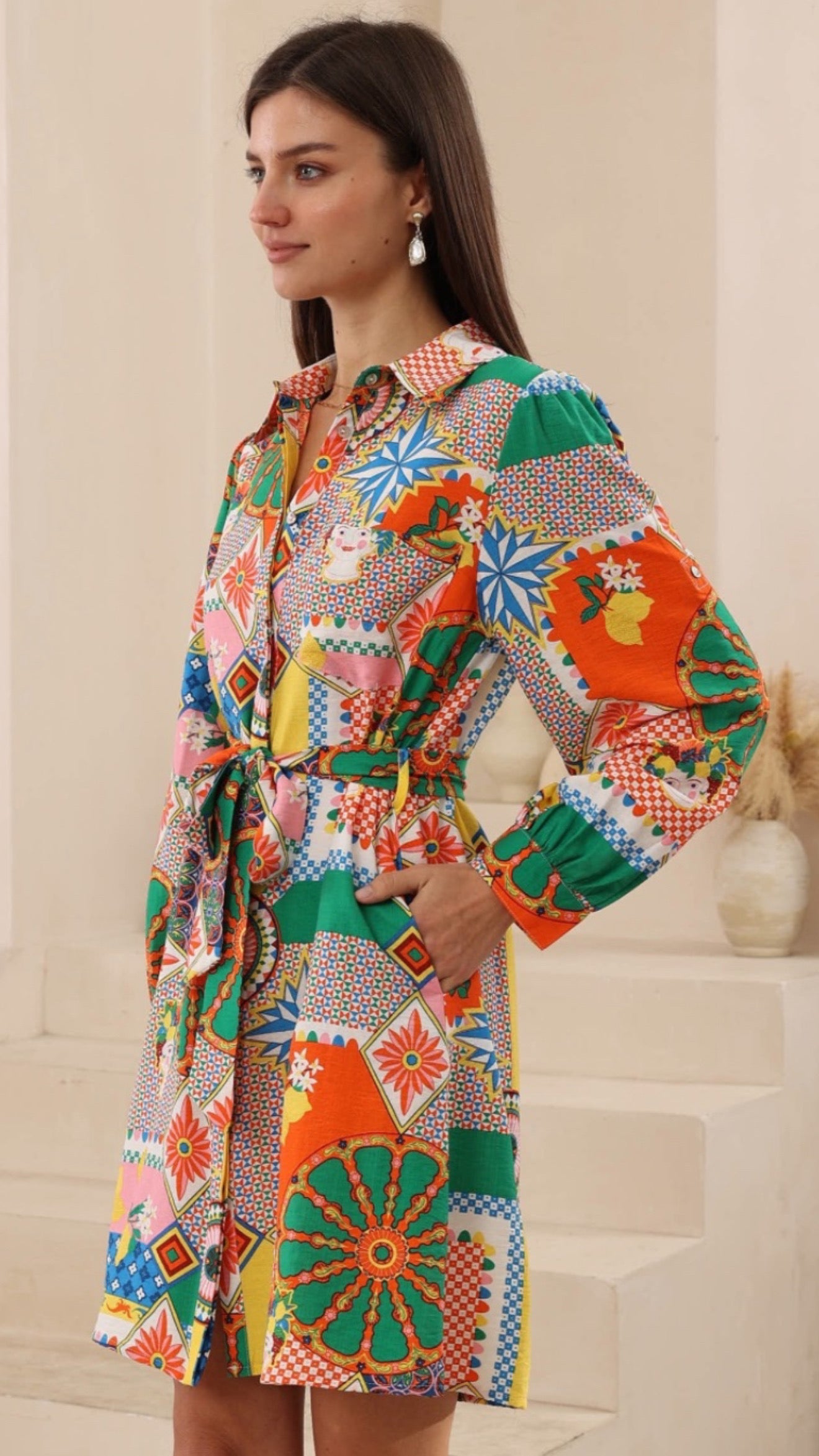 Frida Shirt Dress