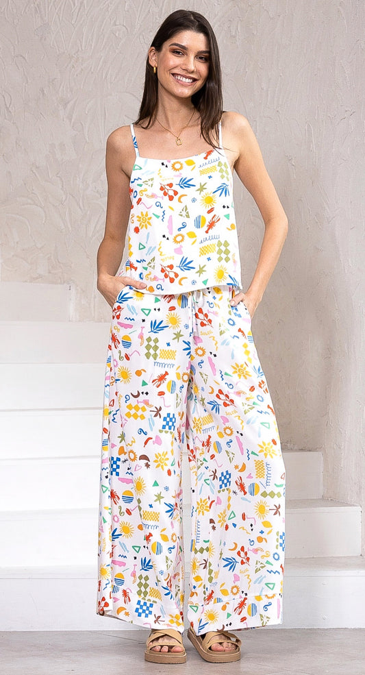 Caribbean Wide Leg Pant