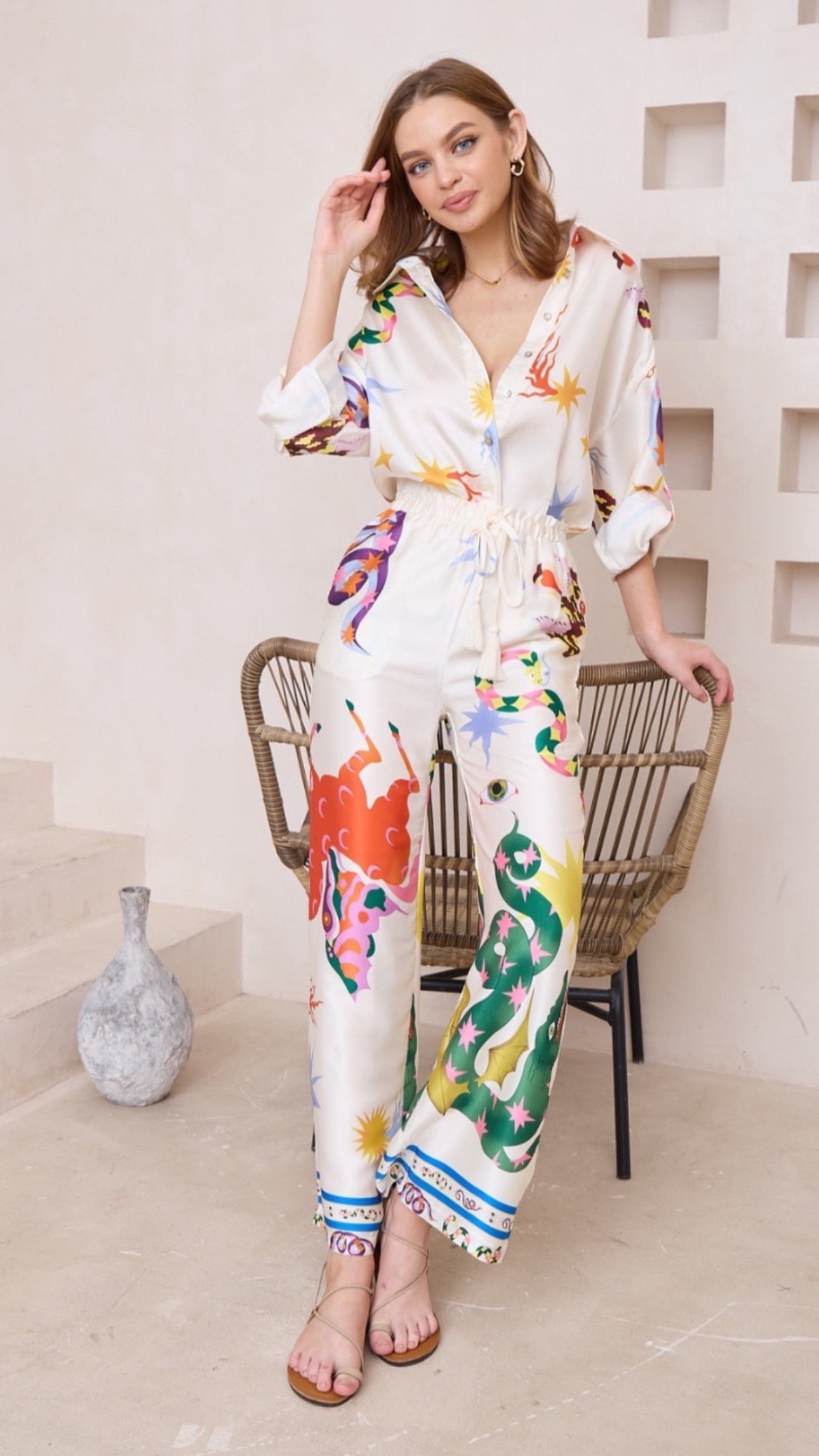 Khalessi Dragon Print Pant