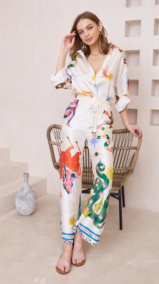 Khalessi Dragon Print Pant