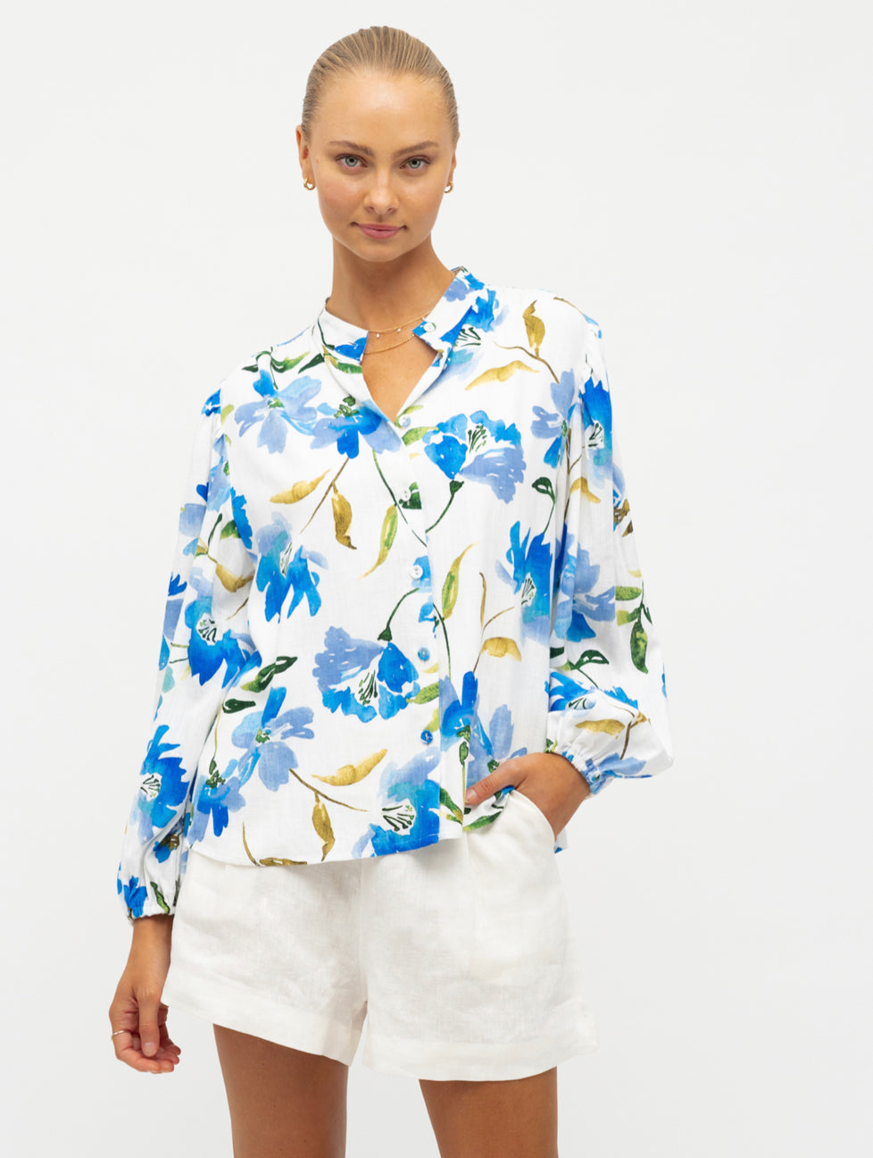 Flora Linen Shirt