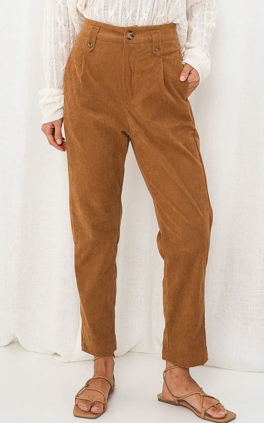 Missy Corduroy Tan Pant