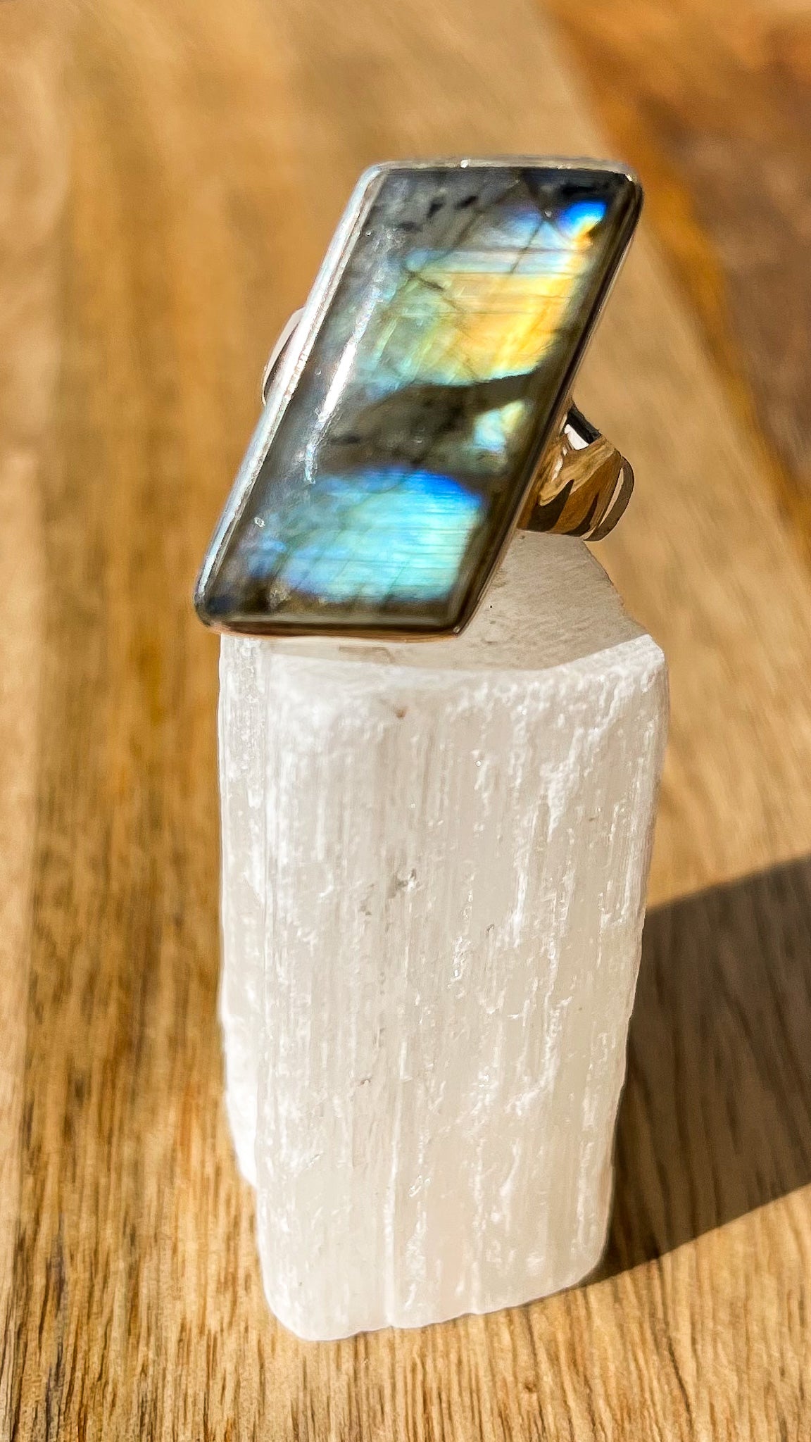 Labradorite Silver Ring