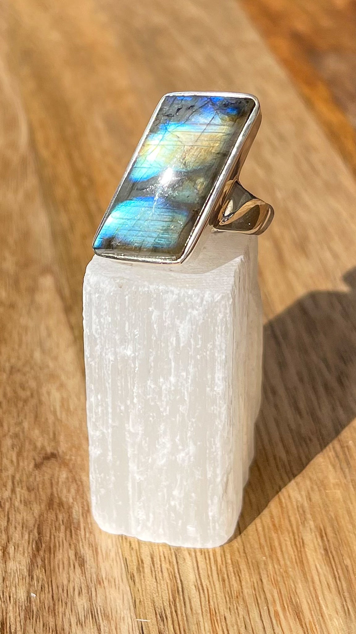 Labradorite Silver Ring