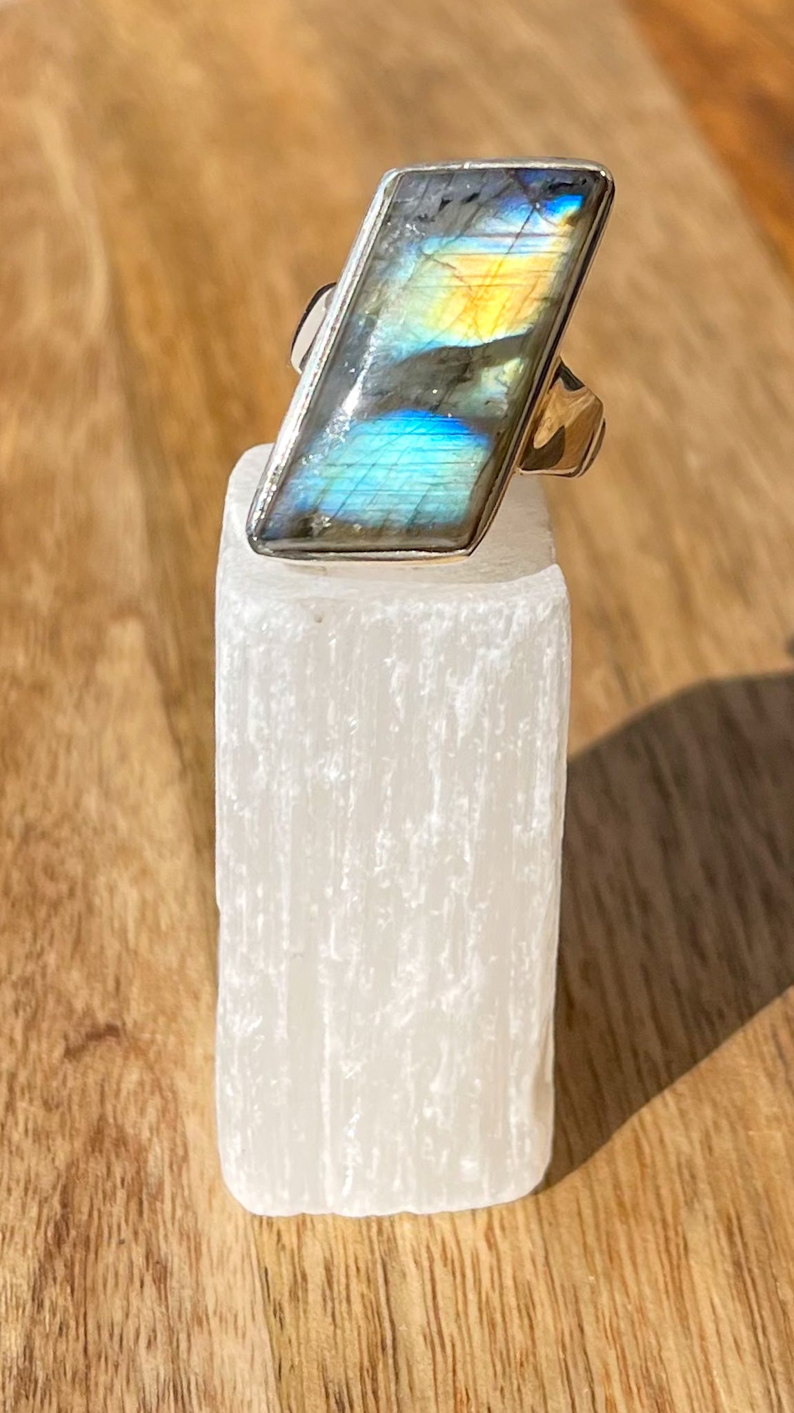 Labradorite Silver Ring