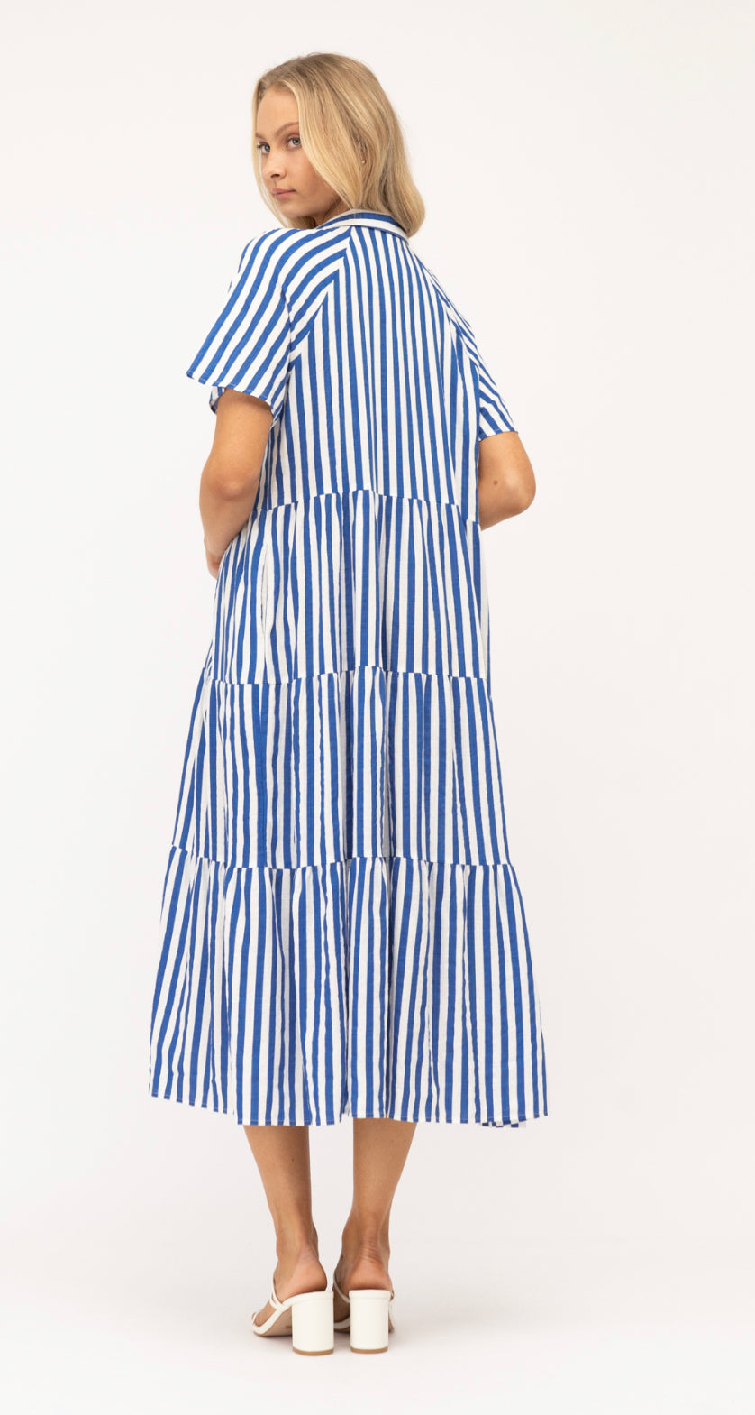 Skylar Stripe Shirt Dress